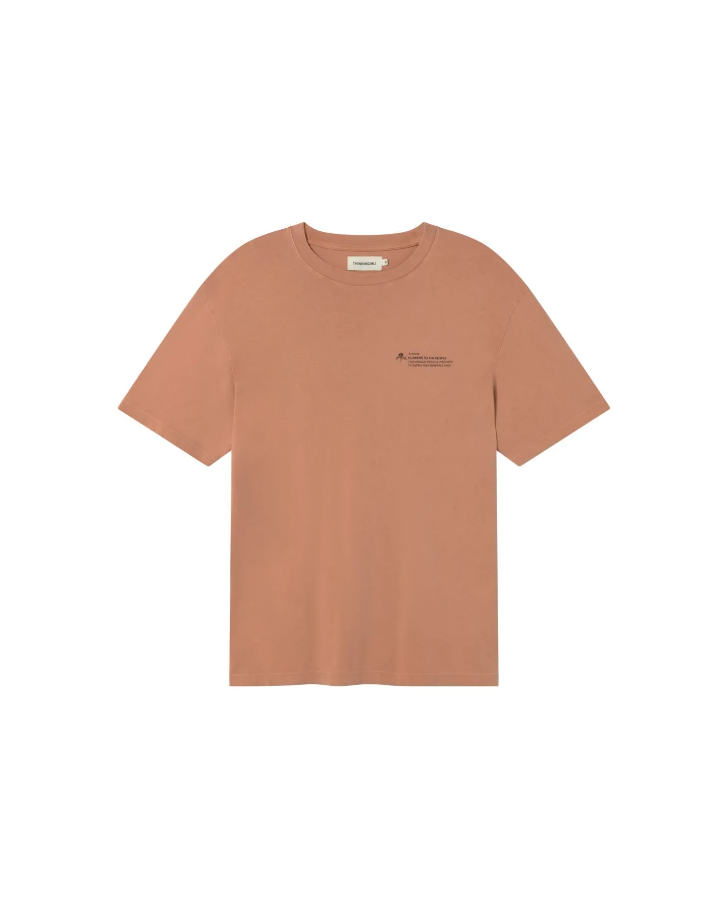 T-shirt achiote unisex teinture naturelle