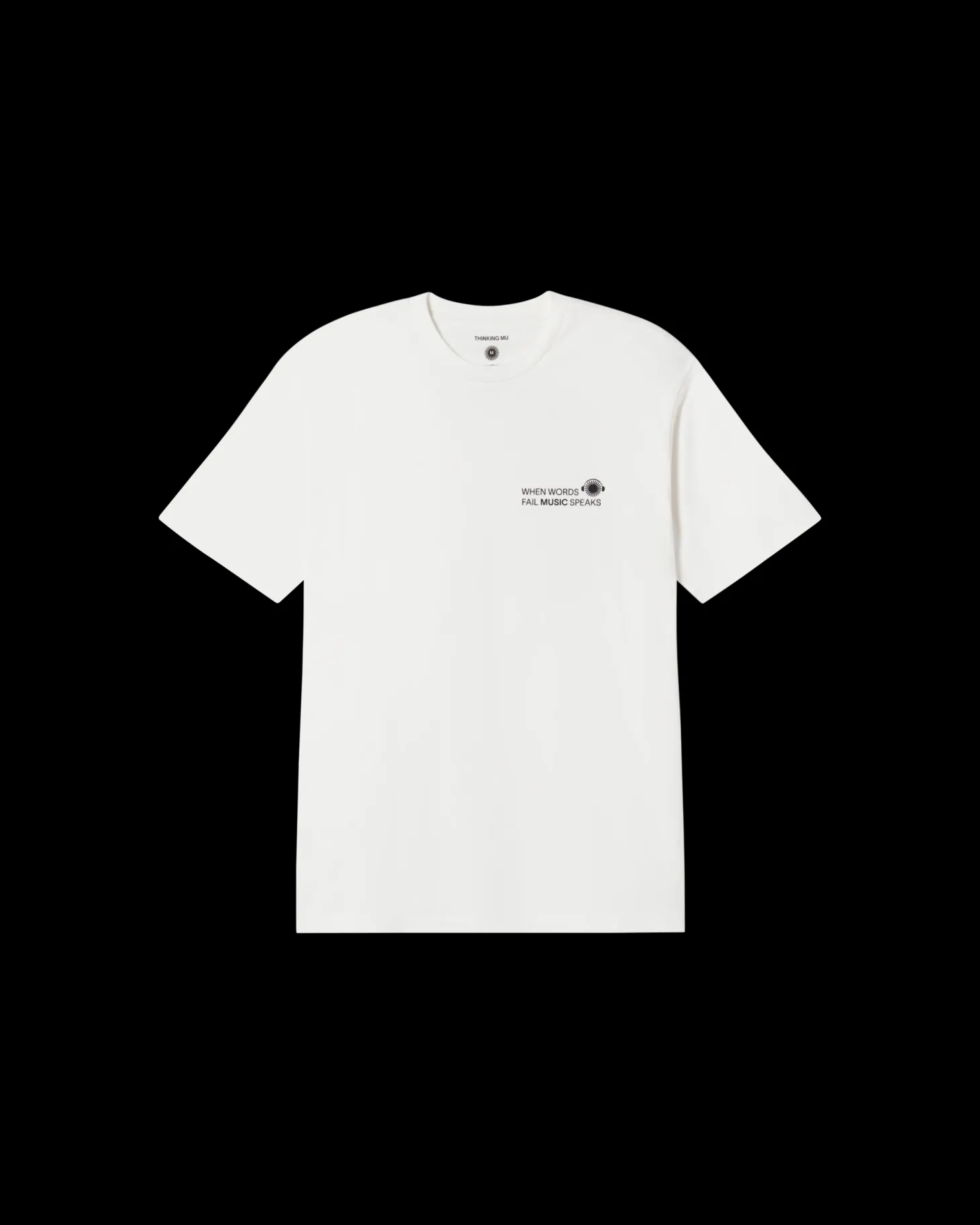 T-shirt blanc Musique
