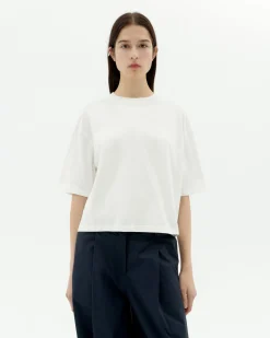 T-shirt blanc oversize Lena