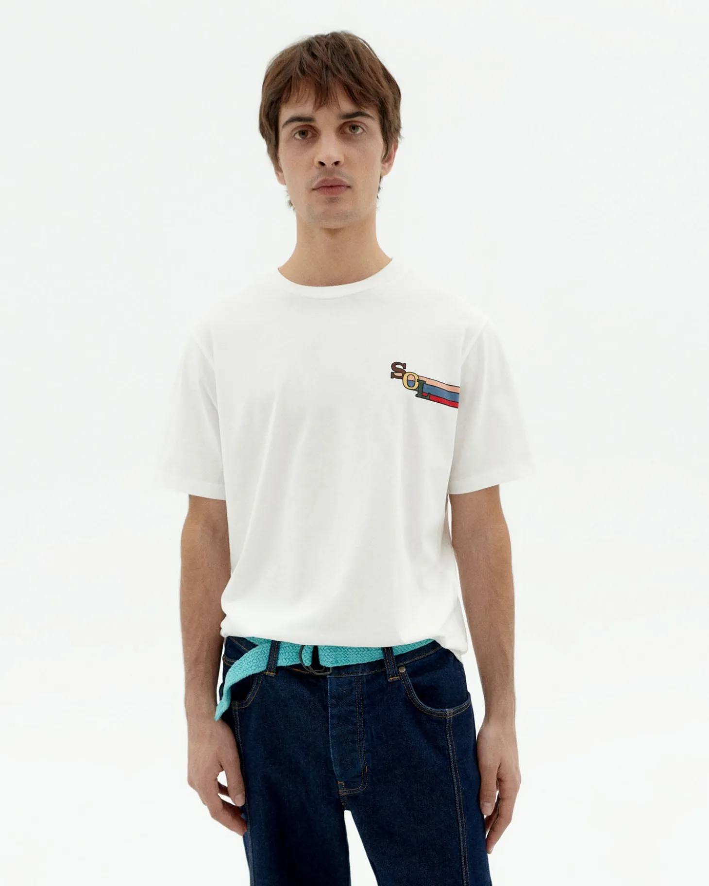 T-shirt blanc sol Zach