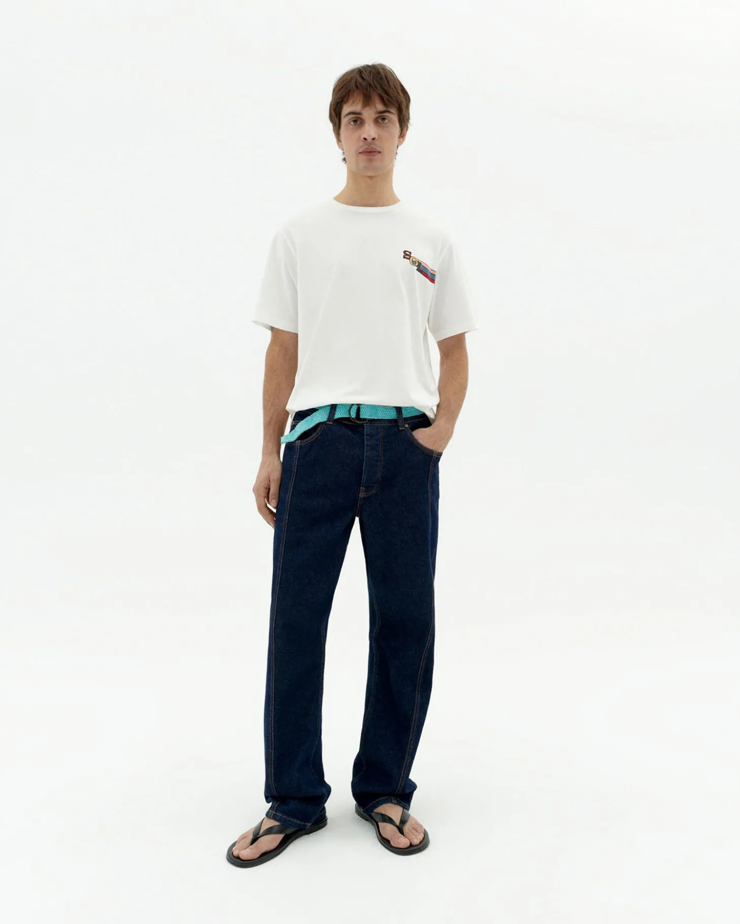 T-shirt blanc sol Zach