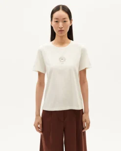 T-shirt blanc soleil Ida