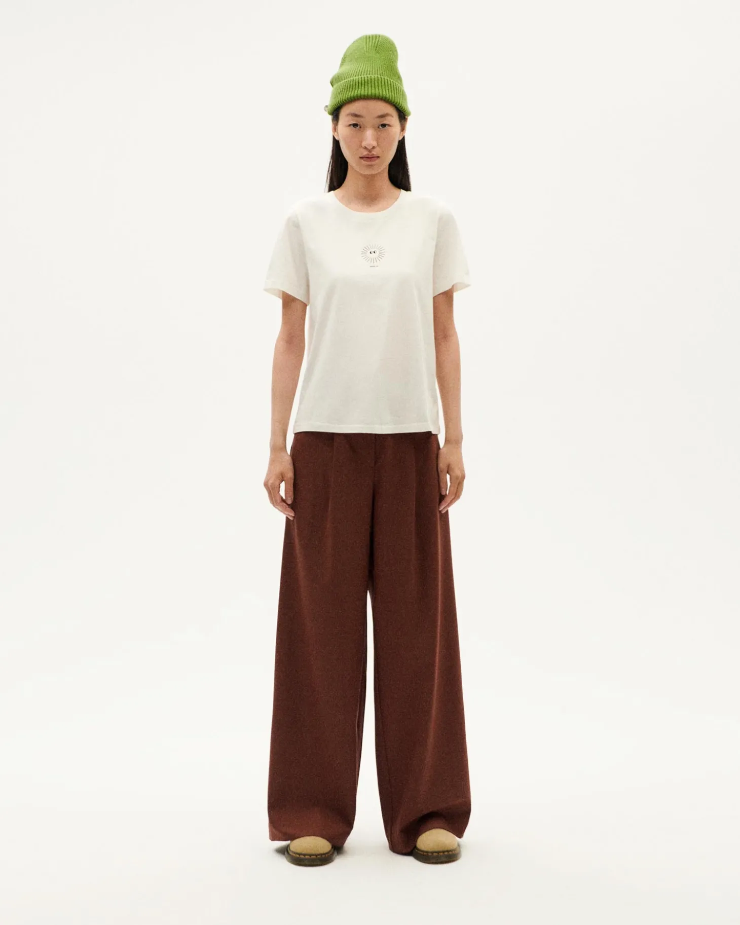 T-shirt blanc soleil Ida