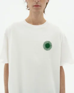 T-shirt blanche Aaron sol type à dos