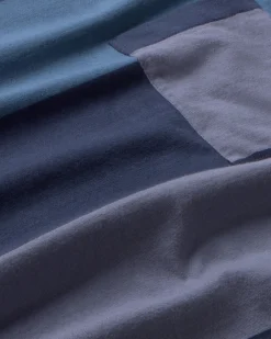 T-shirt bleu à rayures Lucia