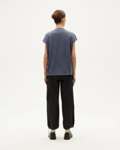 T-shirt bleu basique Volta