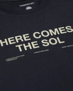 T-shirt bleu here comes the sol Ida
