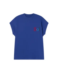 T-shirt bleu sol type Volta