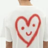 T-shirt cutr3 heart au dos