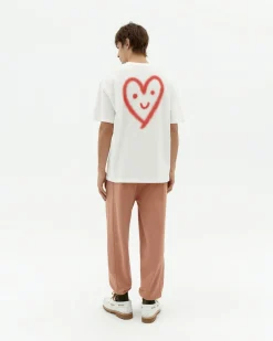 T-shirt cutr3 heart au dos