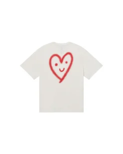 T-shirt cutr3 heart au dos
