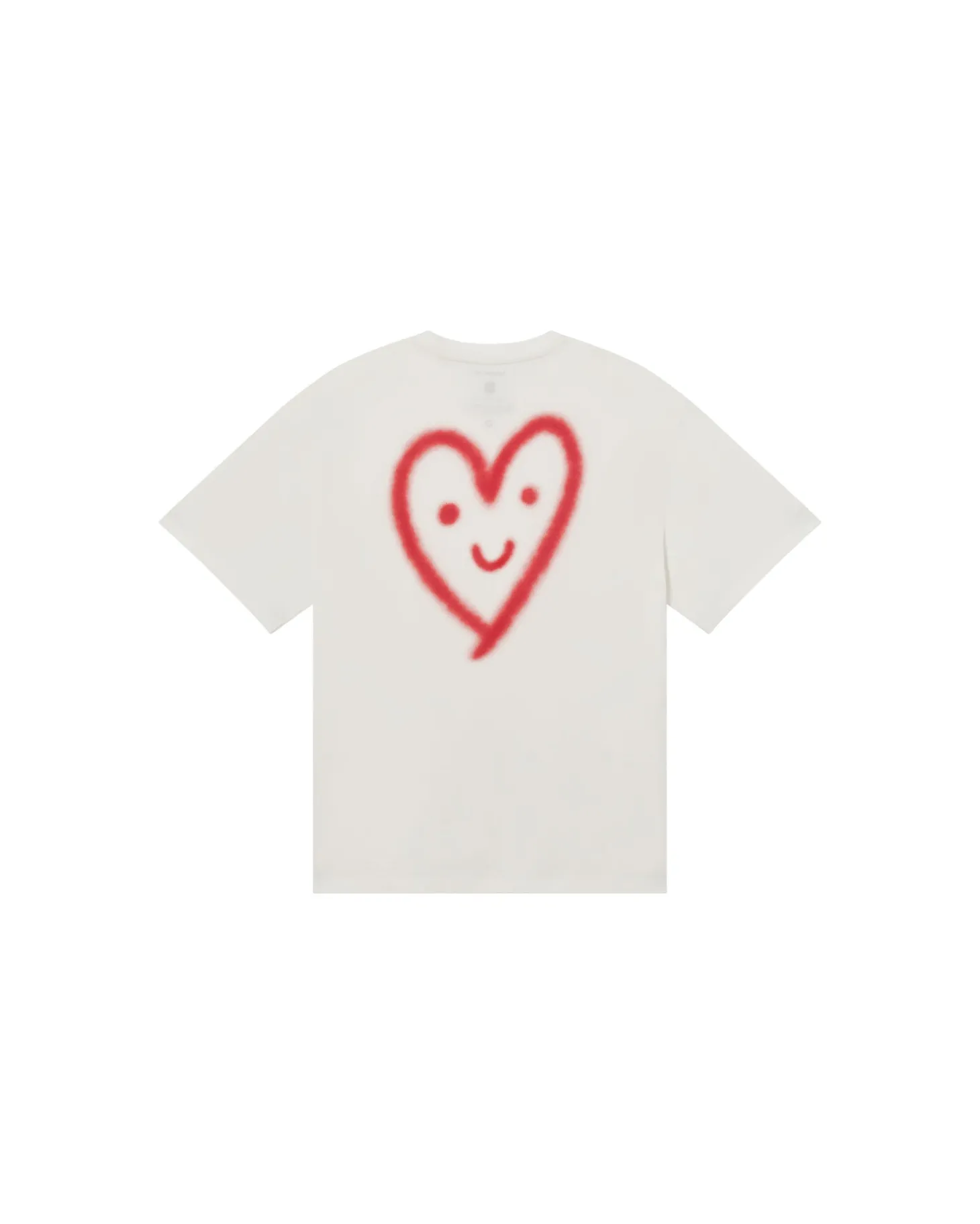 T-shirt cutr3 heart au dos