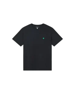 T-shirt marine soleil vert au dos