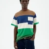 T-shirt multicolore à rayures Aaron