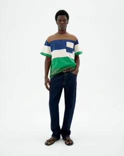 T-shirt multicolore à rayures Aaron