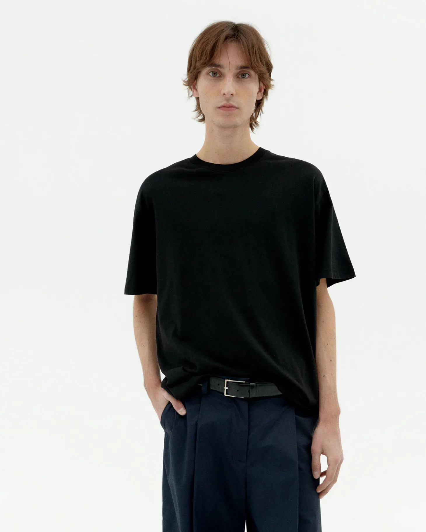T-shirt noir basique Aaron