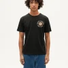T-shirt noir happy sun