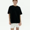 T-shirt noir oversize Eric
