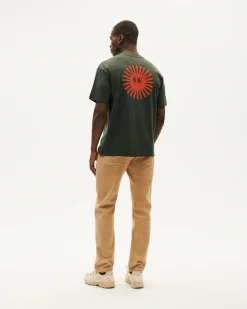 T-shirt sun face à dos Aaron