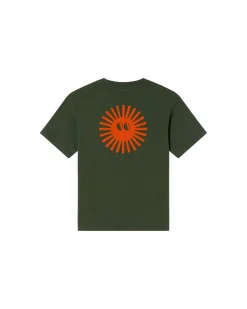 T-shirt sun face à dos Aaron