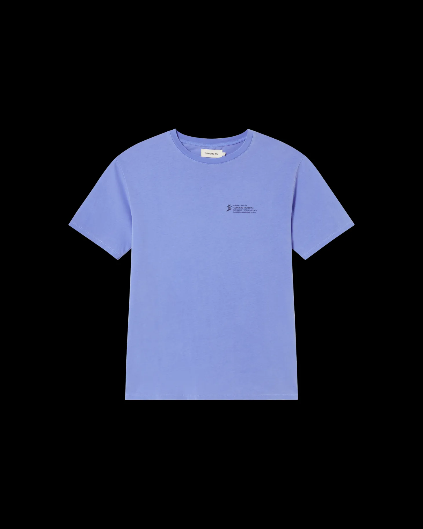 T-shirt violet unisex teinture naturelle